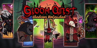 GloomQuest: Shadows Unleashed game nhập vai idle đồ họa hoạt hình gothic độc đáo