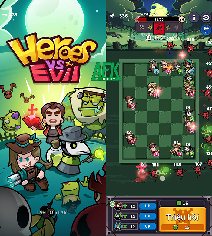 Heroes vs Evil: Gacha Defense game phòng thủ kết hợp gacha gây nghiện 0