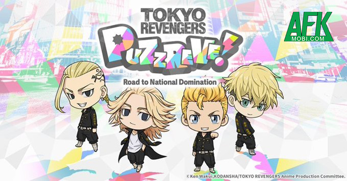 Tokyo Revengers Puzz Reve game nhập vai giải đố match-3 dựa trên anime nổi tiếng 0