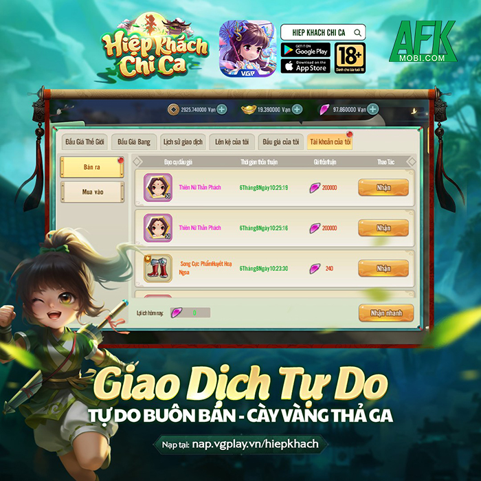 Hiệp Khách Chi Ca game nhập vai kiếm hiệp dị giới phong cách chibi cập bến Việt Nam 3