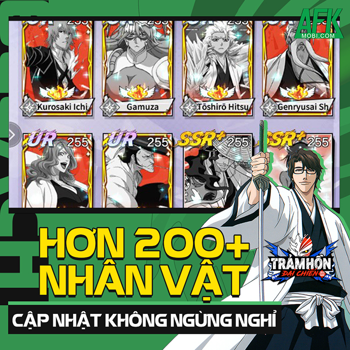 Trảm Hồn Đại Chiến: Soul War game đấu tướng 3D dành cho các fan của Bleach Afkmobi-bleach-01