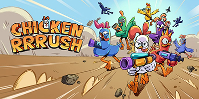Cùng biệt đội gà đại chiến với bọn thực vật đột biến trong game Chicken RRRush