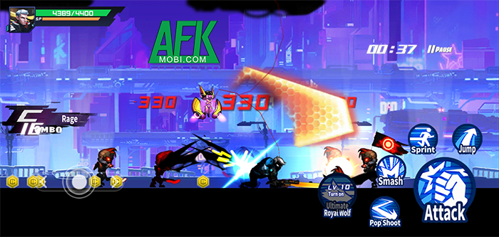 Cyber Striker game hành động hack and slash lấy chủ đề cyberpunk Afkmobi-cyberstriker-1