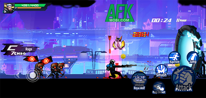 Cyber Striker game hành động hack and slash lấy chủ đề cyberpunk Afkmobi-cyberstriker-3