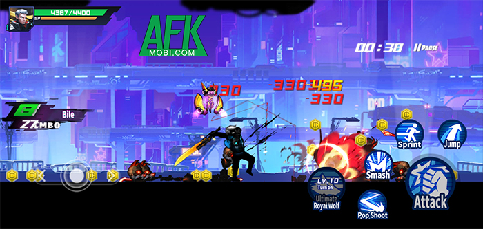 Cyber Striker game hành động hack and slash lấy chủ đề cyberpunk Afkmobi-cyberstriker-4