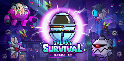 Điều khiển tàu vũ trụ phòng thủ trước bọn quái vật không gian trong Galaxy Survival: Space TD