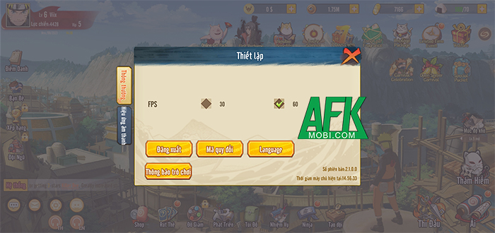 AFKMobi tặng nhiều gift code game Ninja Awaken giá trị 0