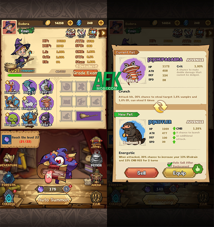 thế giới pháp thuật với Magic World: Creature Summon Afkmobi-magicworld-2