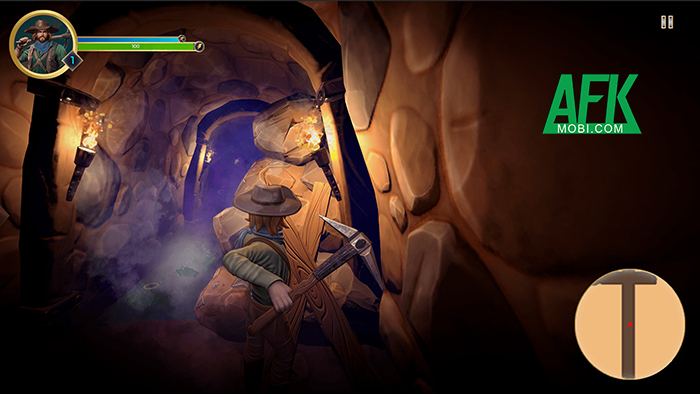 Tìm cách thoát khỏi khu hầm mỏ đầy nguy hiểm trong game Miner Escape: Puzzle Adventure 3