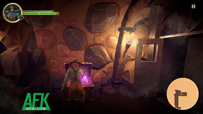 Tìm cách thoát khỏi khu hầm mỏ đầy nguy hiểm trong game Miner Escape: Puzzle Adventure 4