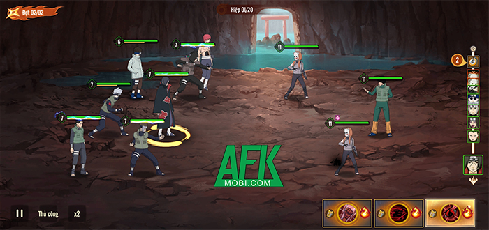 AFKMobi tặng nhiều gift code game Ninja Awaken giá trị 2