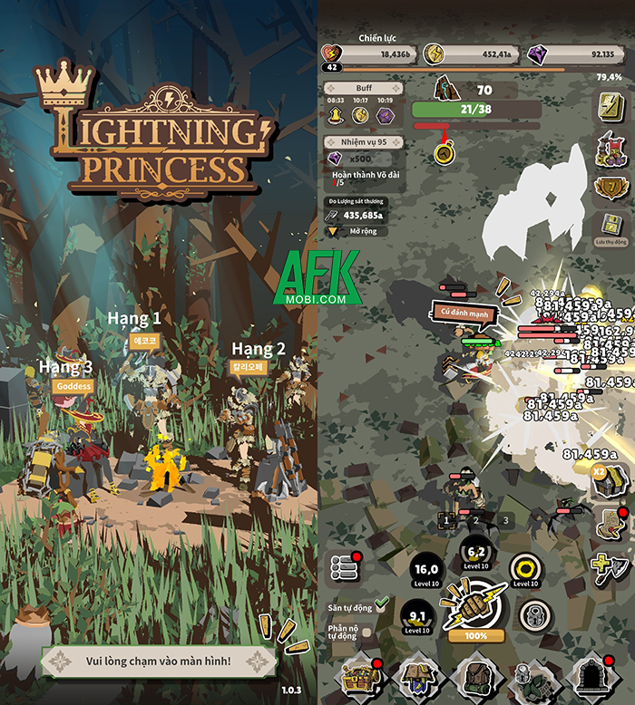 Lightning Princess: Idle RPG bảo đảm sẽ khiến bạn ấn tượng bởi đồ họa và hiệu ứng đẹp mắt 0