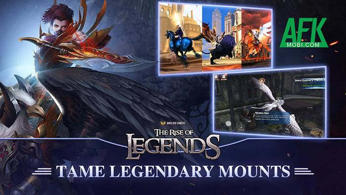 The Rise of Legends game MMORPG phiêu lưu chiến đấu hấp dẫn