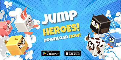 Jump Heroes game nhảy vượt chướng ngại vật đơn giản nhưng dễ nghiện