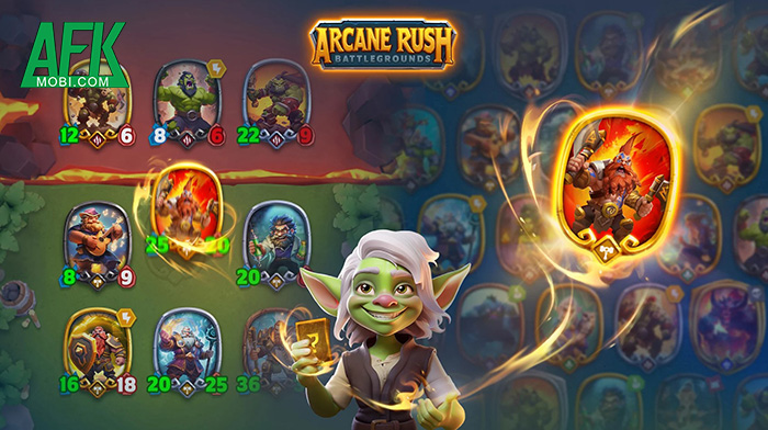 Arcane Rush: Battlegrounds game thẻ bài chiến thuật lấy cảm hứng từ Warcraft 0