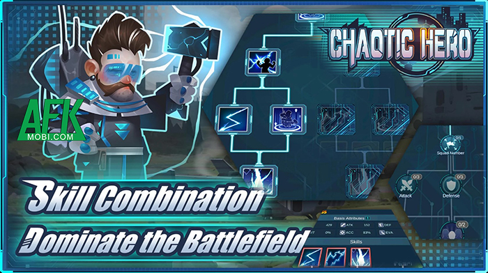 Chaotic Hero Mobile Strategy tạo bất ngờ cho game thủ nhờ yếu tố ngẫu nhiên.