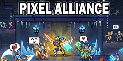 Pixel Alliance game phiêu lưu kết hợp chiến thuật idle với phong cách đồ họa pixel độc đáo