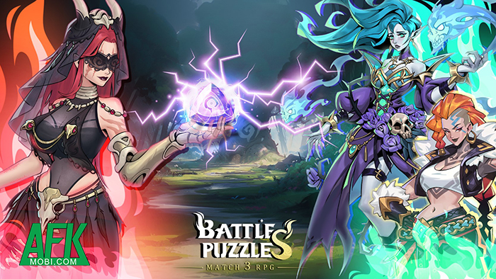 Khám phá lục địa fantasy huyền ảo trong game nhập vai giải đố Battle & Puzzles: Match-3 RPG 0
