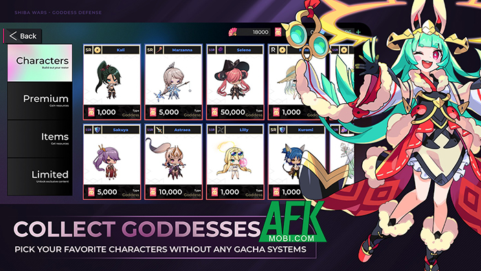 Shiba Wars - Goddess Defense game phòng thủ phong cách Anime ấn tượng 2