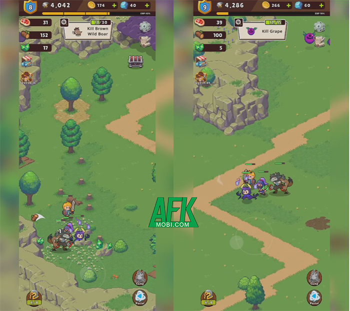 Guardian War: RPG Pixel Games đưa bạn vào hành trình giải cứu Công Chúa kịch tính Afkmobi_Guardian_War_RPG_Pixel_Games_gameplay_anh_6