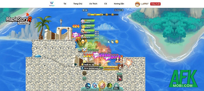 MapleStory R: Evolution ra mắt phiên bản H5 chơi ngay trên trình duyệt mà không cần cài đặt Afkmobi_MapleStory_R_Evolution_phien_ban_h5_anh_4