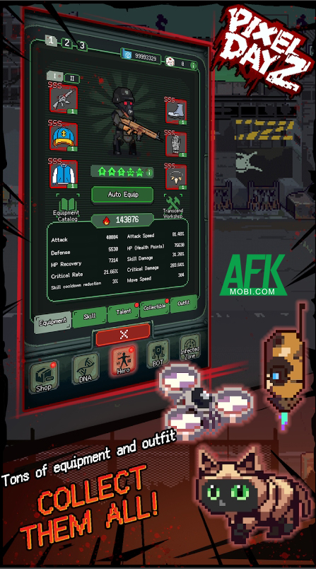 game mới Pixel DayZ – idle RPG Afkmobi_Pixel_DayZ_-_idle_RPG_gameplay_anh_2