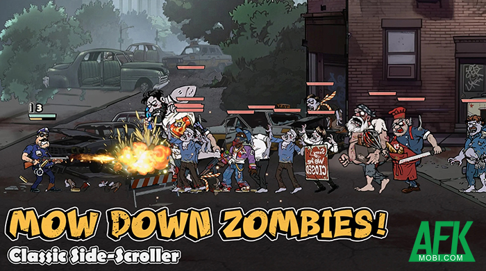 Bắn Zombie, xây dựng hầm Trú Ẩn với game mobile Retro Rampage 1