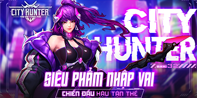 City Hunter: Thợ Săn Thành Phố game nhập vai màn hình dọc cập bến Việt Nam