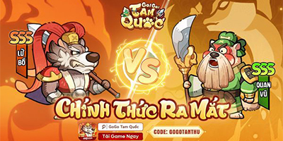 AFKMobi tặng nhiều gift code game GoGo Tam Quốc – VTC Game giá trị