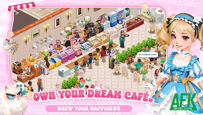 Hello Café game quản lý và phát triển quán cà phê đến từ ông lớn VNGGames 0