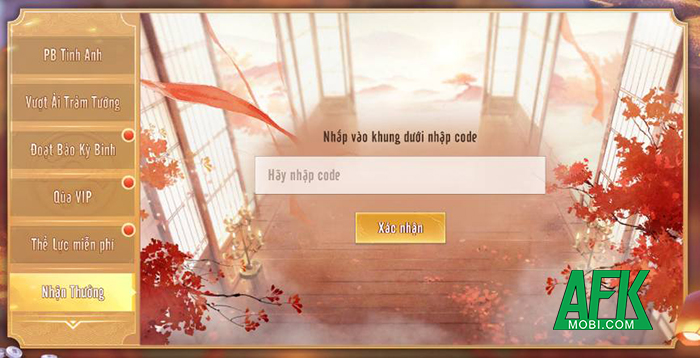 AFKMobi tặng nhiều gift code game Mãnh Tướng Xuất Chiến - 3Q giá trị 0
