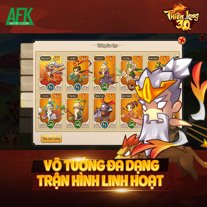 Thiên Long 3Q game đấu tướng Tam Quốc cưỡi Rồng cưỡi Phượng về Việt Nam 4