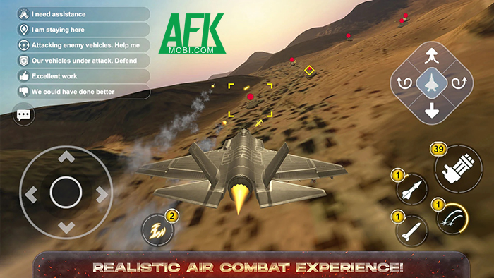 Điều khiển phi cơ chiến đấu trên không trong AeroMayhem PvP: Air Combat Ace 0