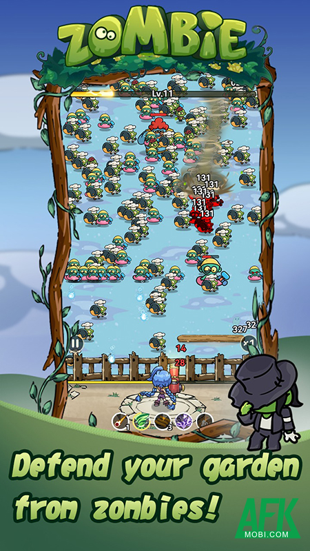 Zombie Garden đưa người chơi bảo vệ khu vườn của mình trước bọn zombie 1