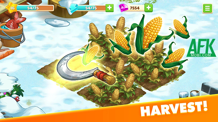 Frozen Farm: Island Adventure mời người chơi vào xây dựng trang trại trên một hòn đảo nhiệt đới 1