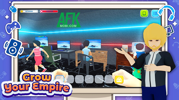 Quản lý quán cà phê internet của bạn trong game mô phỏng Gaming Cafe Life 2