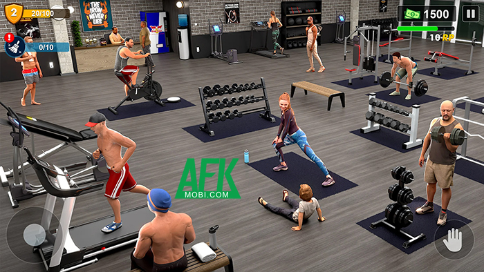 Fitness Gym Workout Simulator