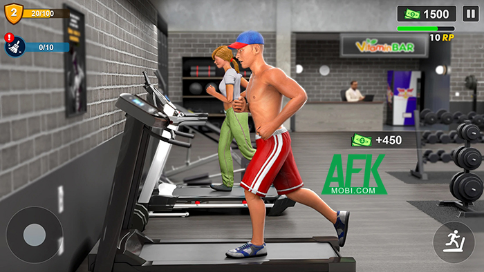 Fitness Gym Workout Simulator