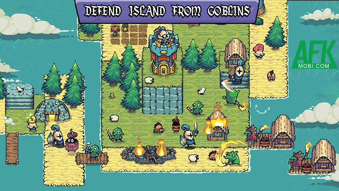 Island Defense giao game thủ nhiệm vụ bảo vệ hòn đảo của mình trước những kẻ xâm lược Afkmobi-islanddefense-2