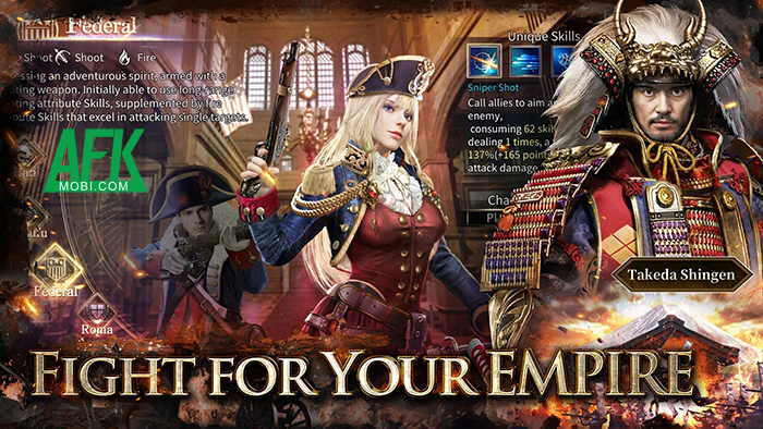 Kingdom Heroes - Empire game MMORPG với sự kết hợp của bốn nền văn minh 0