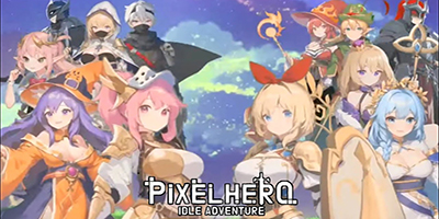 Tập hợp đội anh hùng của bạn trong game nhàn rỗi Pixel Heroes Idle