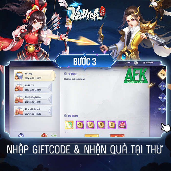 500 gift code game Vô Địch Tu Tiên Giới Afkmobi_gift_code_vo_dich_tu_tien_gioi_vtc_anh_3