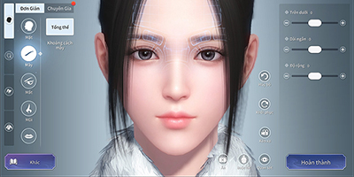 Thiên Nhai Minh Nguyệt Đao VNG: Sáng tạo nhân vật độc nhất vô nhị với tính năng “nặn mặt” của game