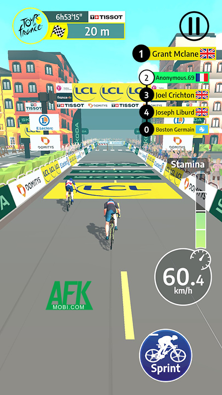 Tour de France Cycling Legends game mô phỏng đua xe đạp với lối chơi đơn giản 3