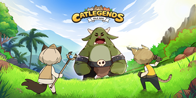 Cùng các anh hùng furry mèo bắt đầu cuộc phiêu lưu trong Cat Legends: Idle RPG Games