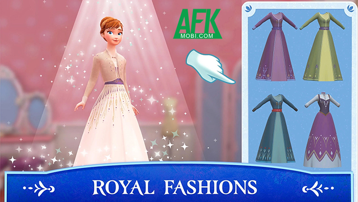 Khám phá lâu đài Arendelle trong phim Frozen tại game Disney Frozen Royal Castle 4