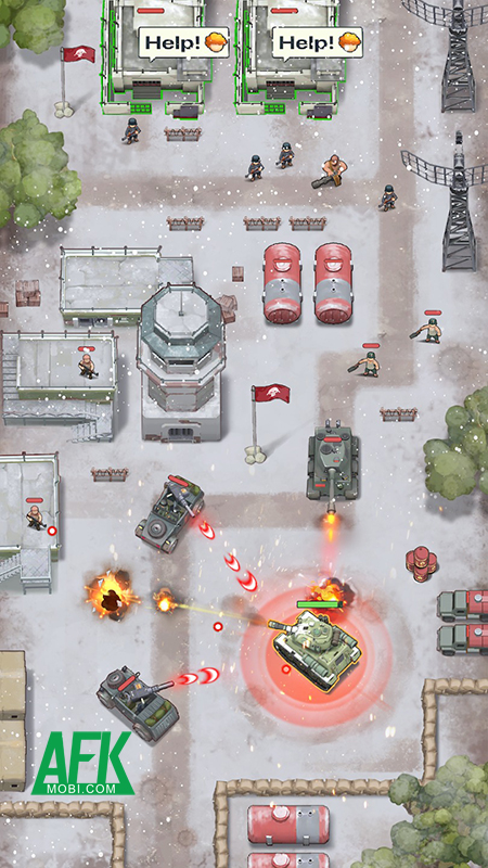 Jackal Shooter: Army Tank game điều khiển xe tăng bắn súng đậm chất cổ điển 2
