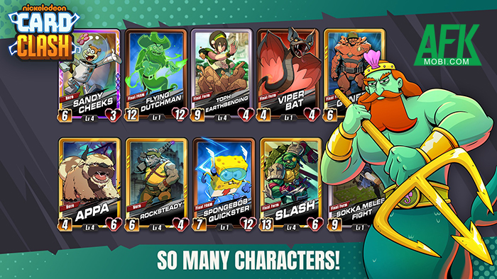 Nickelodeon Card Clash game chiến thuật thẻ bài với chủ đề đa vũ trụ hoạt hình 0
