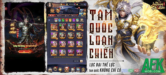 Lục Tung Tam Quốc game đấu tướng chiến thuật màn hình dọc sắp ra mắt tại Việt Nam 1