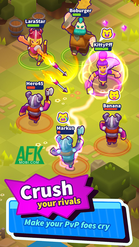 tiến - Trở thành thợ săn tiền thưởng và khám phá ngục tối trong Bounty Buddies: PvP Dungeon Afkmobi-BountyBuddiesPvPDungeon-3